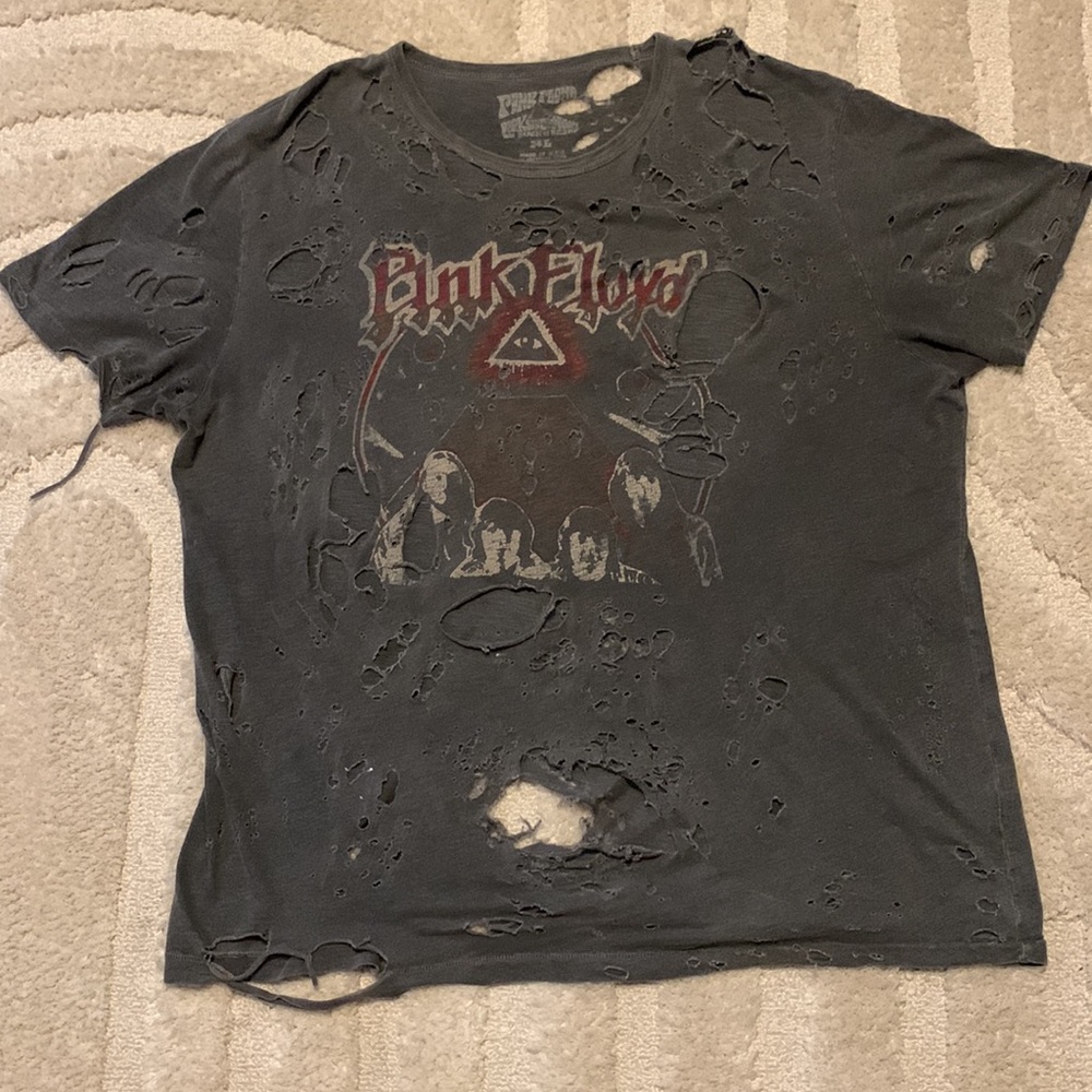 Pink Floyd Custom Distressed Vintage Re-Worked T Shirt